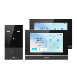 Leelen IP65 Waterproof <strong>7</strong>-Inch WiFi Villa <strong>Video</strong> <strong>Intercom</strong> <strong>System</strong> Tuya APP Controls the IR Night Vision Doorbell Kit - Product Image 1