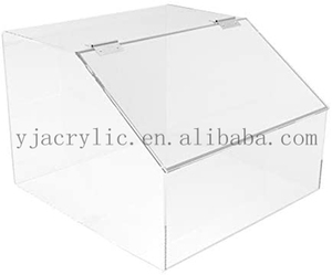 Chất lượng cao Countertop rõ ràng kẹo bin với ống xi lanh sáng tạo perspex kẹo ngọt hộp Dispenser Acrylic kẹo bin - Product Image 5