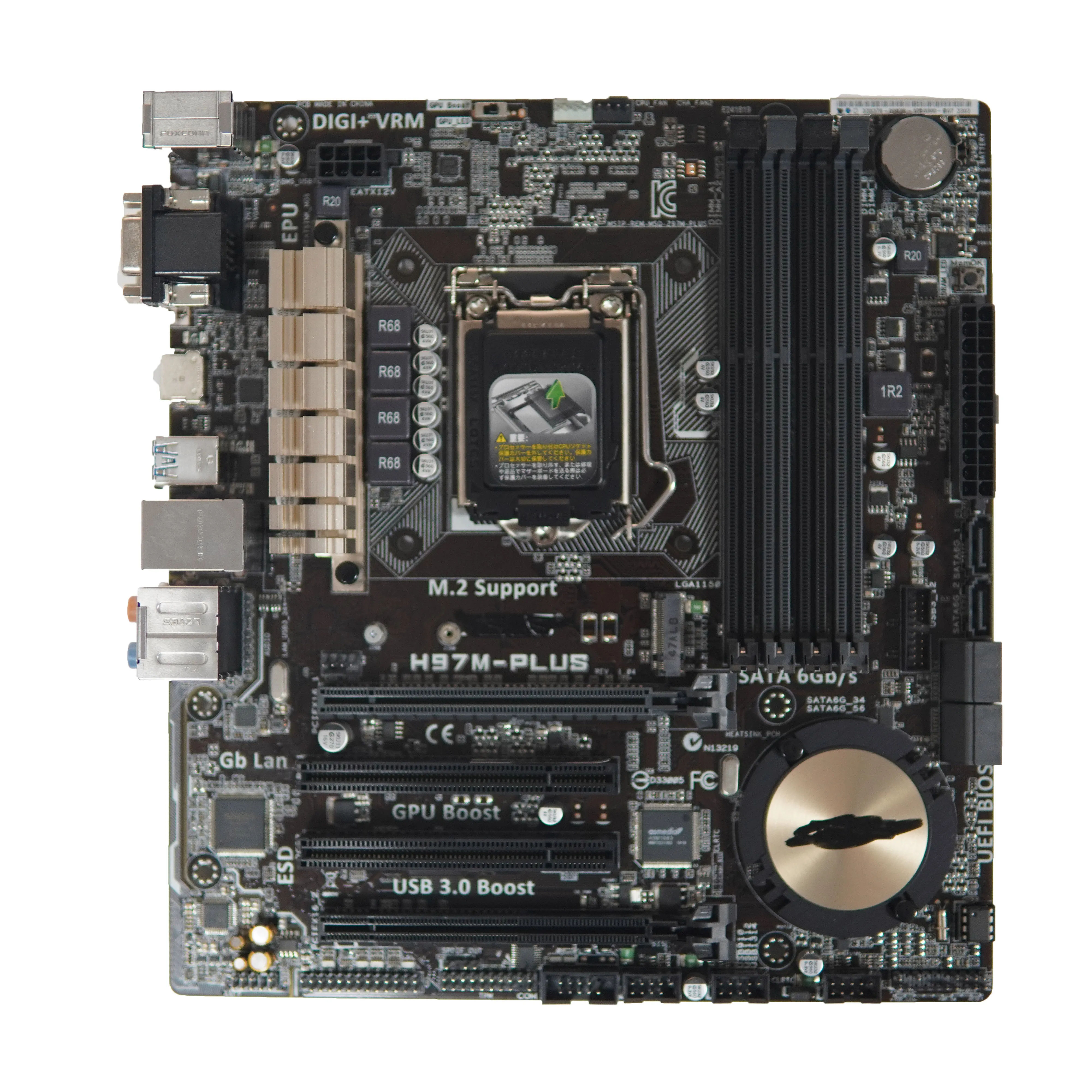 Placa base para ordenador de sobremesa ASUS H97M-PLUS, i7, i5, i3, 32GB, DDR3, Micro ATX, LGA1150