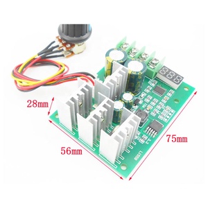 デジタルディスプレイPWMDCモータースピードコントローラー0〜100% 調整可能ドライブモジュール6V12V 24V 36V 48V 60V 30A - Product Image 5