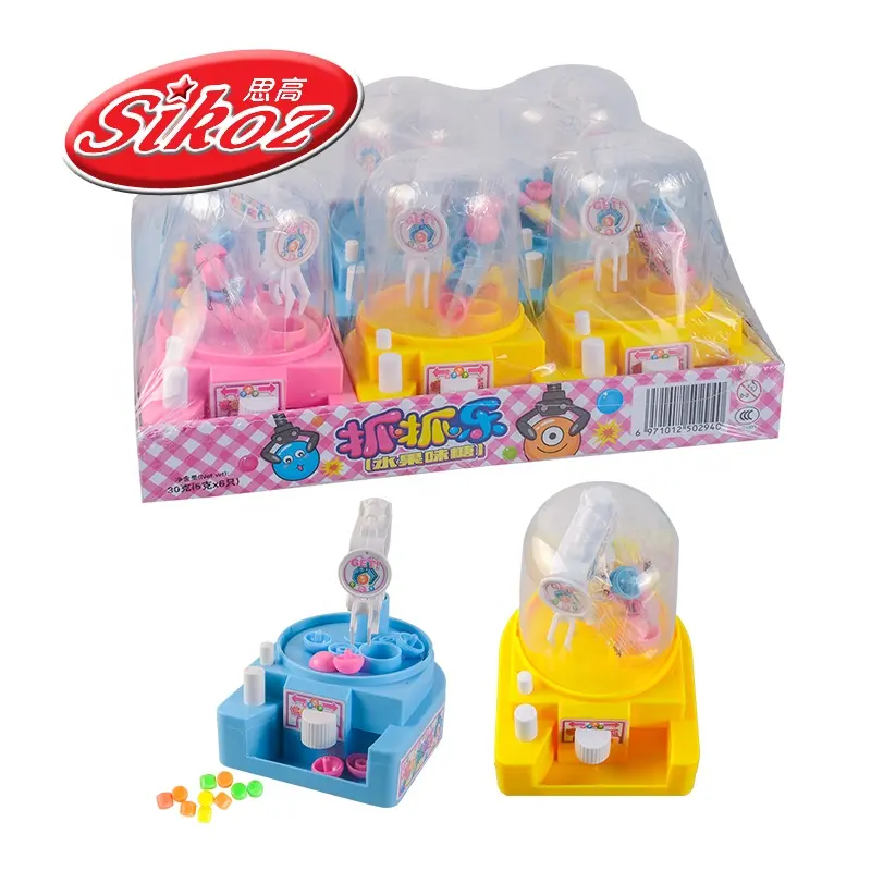 2019 hot sale mini doll machine game grab candy ball toys