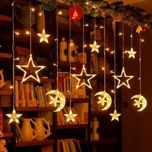 V Shaped <strong>Snowflake</strong> 15 <strong>Leds</strong> Christmas Holiday Decorative Multi <strong>Colors</strong> <strong>Led</strong> <strong>Color</strong> <strong>Changing</strong> Window Curtain <strong>String</strong> Light - Product Image 1
