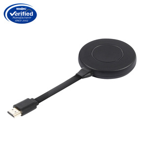 โปรเจคเตอร์หน้าจอไร้สาย HDMI สำหรับโทรศัพท์มือถือและคอมพิวเตอร์100เมตรครอบคลุมหน้าจอ1080P 60Hz 1to2