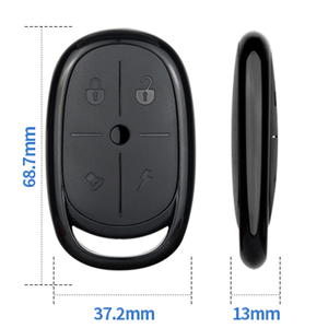 4 Tasten beleuchtete fernbedienung kabellos Kopieren Code 433 MHz Fernbedienung universelle Fernbedienung für Smart Home - Product Image 6