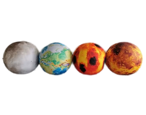 Fabrika fiyat toprak, Mars Saturn güneş sistemi dokuz gezegen balon dev helyum kaldırma şişme gezegen ile LED ışık OEM - Product Image 3