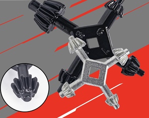OEMカスタマイズ可能な4-in-One電動ドリルキーメートドリルチャックレンチ製品カテゴリレンチ