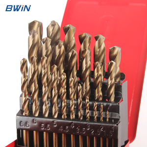 1.0-13mm 25PCS <strong>Din338</strong> M2 HSS Tools <strong>Twist</strong> <strong>Drill</strong> <strong>Bit</strong> Set for Stainless Steel and Hard Metal Steel Drilling