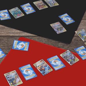 マジック/ygo/ptcg/ <span class=keywords><strong>Tcg</strong></span>カードゲーム用のカスタムクールレインボーホログラフィックシャニーレーザープレイマット収納バッグ付きプレイマット