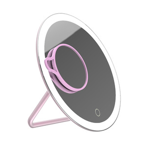 厂家直销便携式LED发光化妆镜个性化紧凑型化妆镜新款 - Product Image 1