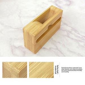 Bambu ve ahşap telefon amplifikatör standı evrensel tembel Tablet tutucu standı tabanı ile benzersiz ahşap vazo tasarım - Product Image 4