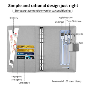 Nuevo Smart Pen Notebook AI Dibujo Privacidad Bloqueo Diario Agenda Bloc de notas Aplicación de escritura Sincronizar Cuaderno de cuero Negocios oficiales - Product Image 2