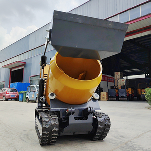 中国工厂移动式混凝土搅拌机200L 300L家用小型汽油柴油Seft-Loading混凝土搅拌机自卸车 - Product Image 2