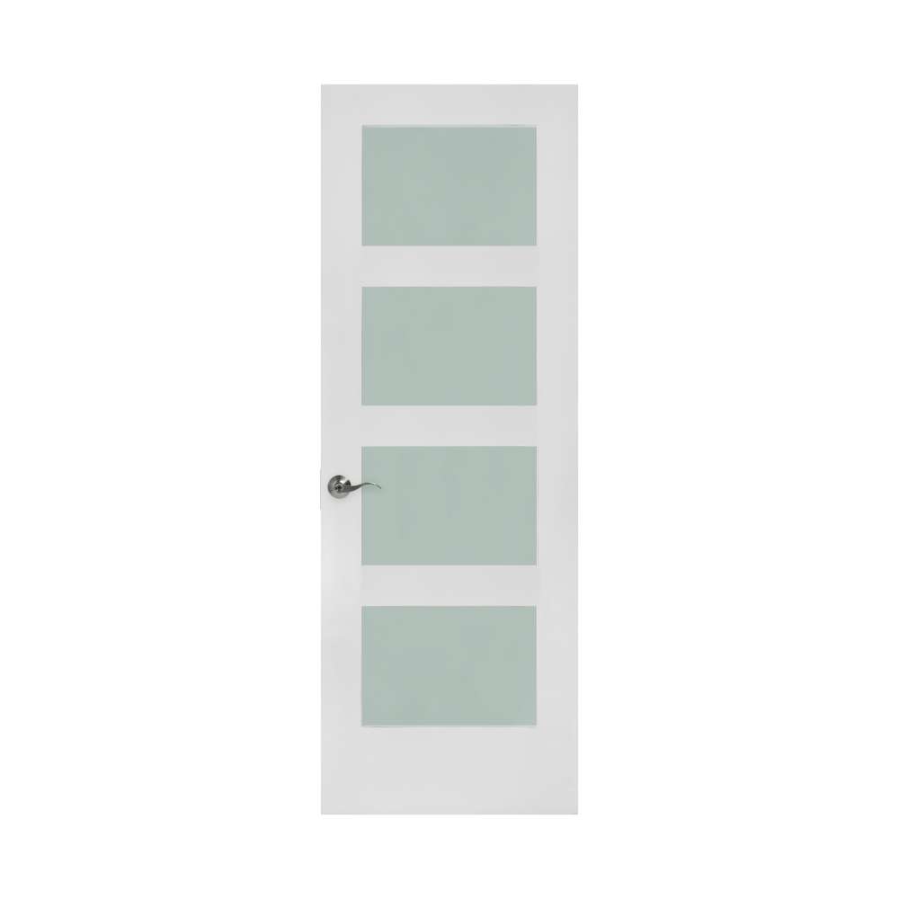 4 Lite shaker glass door
