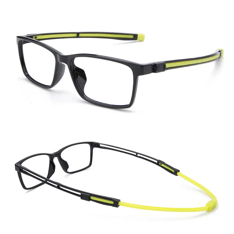 Gafas deportivas flexibles para hombre y mujer, anteojos deportivos con imán, a la moda, ajustables, de plástico, PC, tr90