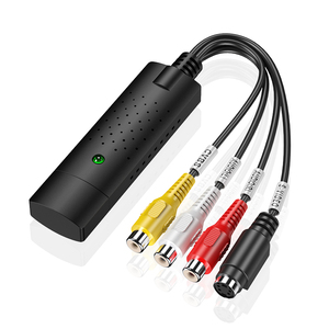 USB 2.0 VHS到DVD转换器模拟视频到数字格式音频视频DVD VHS记录采集卡质量PC适配器