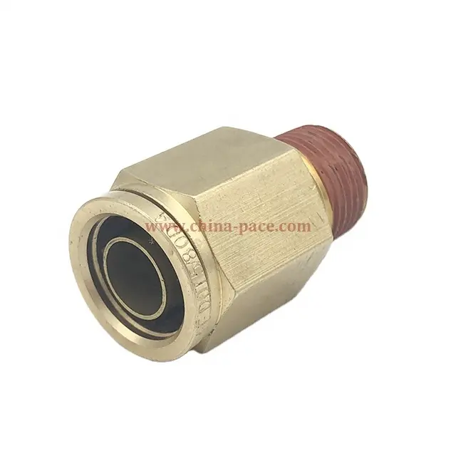 5/8 Tube 3/8NPT Thread Male Adapter Air Brake System Pneumatic DOT Push-In Fittings