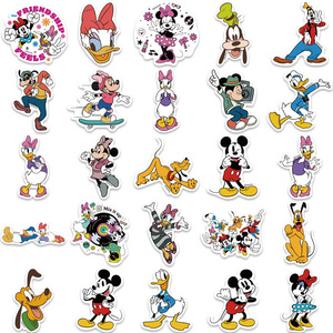 สติกเกอร์ลายกราฟฟิตีไวนิลกันน้ำ50ชิ้นสำหรับตกแต่งกระเป๋าเดินทางลายหนูและเป็ดสำหรับกล้องคอมพิวเตอร์โทรศัพท์มือถือ - Product Image 3