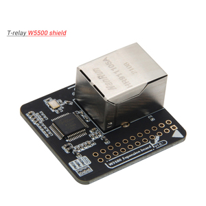 LILYGO T-relay W5500 Shield Protocolos TCP/IP cableados Interfaz SPI Módulo Ethernet Soporte T-Relay 4 vías y 8 vías T-Relay s3 - Product Image 1