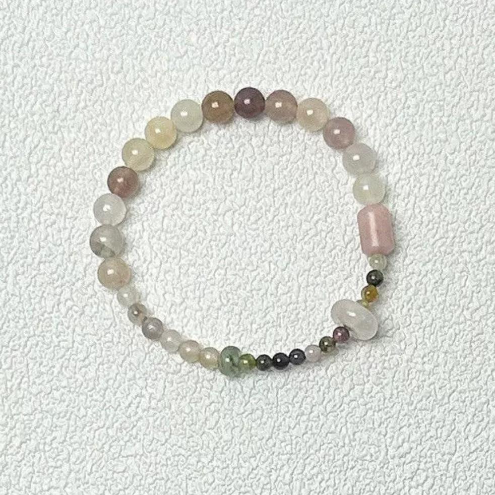 Glass bead bracelet-7