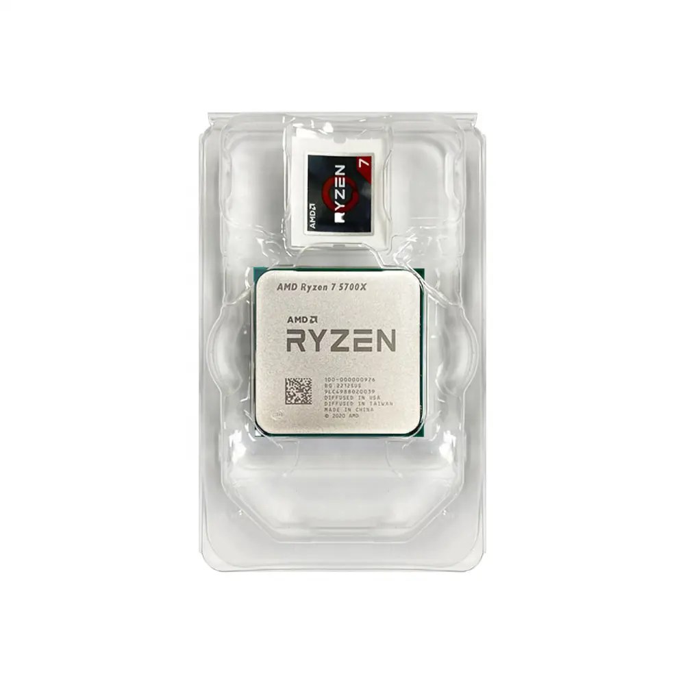 卸売新プロセッサーR75700X 5700G7700XデスクトップコンピューターPCゲーマーソケットAM4CPUプロセッサーAMD Ryzen 7 5700X