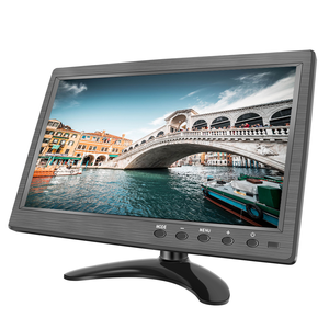 Monitor LCD TFT de 10,1 pulgadas para coche, pantalla táctil HD VGA BNC AV USB
