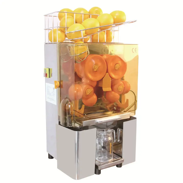 Exprimidor de Cítricos para Limón, Extractor de zumo de naranja, máquina automática, 20-30 naranjas por min, depósito de acero inoxidable