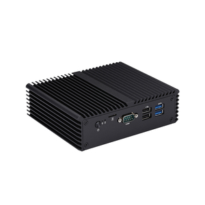 Qotom Fanless Mini PC <strong>Core</strong> I5 10210U <strong>Quad</strong> <strong>Core</strong> <strong>Processor</strong> 2 LAN Barebone Mini <strong>Computer</strong> <strong>With</strong> 6*USB 3*M.2 1*PD 1*HD Video Output