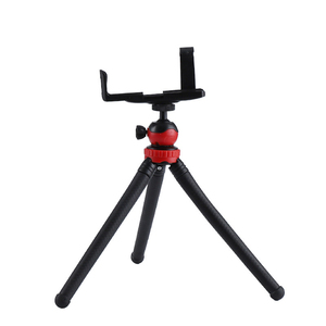 Hongdak 360 độ chất lỏng đầu <span class=keywords><strong>tripod</strong></span> ổn định nhôm với người giữ điện thoại cho điện thoại <span class=keywords><strong>Tripod</strong></span> Monopod selfie từ xa thanh - Product Image 3