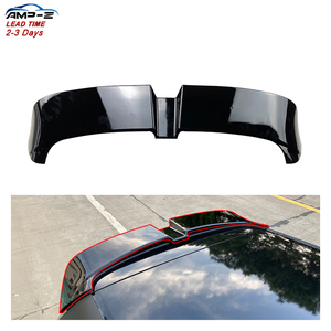 AMP-Z arka bagaj kapağı Spoiler karbon görünümlü araba VW Golf Mk6 GTI R arka çatı spoileri-2009 için 2012 kanat dudak +