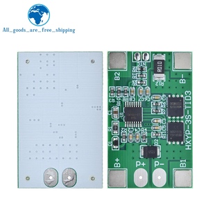 TZT 3S 10A แบตเตอรี่ลิเธียมไอออน18650ที่ชาร์จ PCB BMS ป้องกันบอร์ด12V 11.1V 12.6V ป้องกันการชาร์จเกิน - Product Image 5