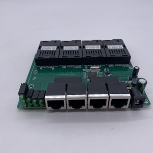 10/100M Reverse POE Fast Ethernet Glasfaser schalter 4 F2E/4 F4E Ausgang 12V Optischer Medien konverter Ethernet SC PCBA - Product Image 2