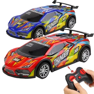<strong>LED</strong> Lights <strong>RC</strong> Drift Racing Car High Speed Remote Control Vehicle with Flexible Steering Long Lasting Battery for Kids - Product Image 1