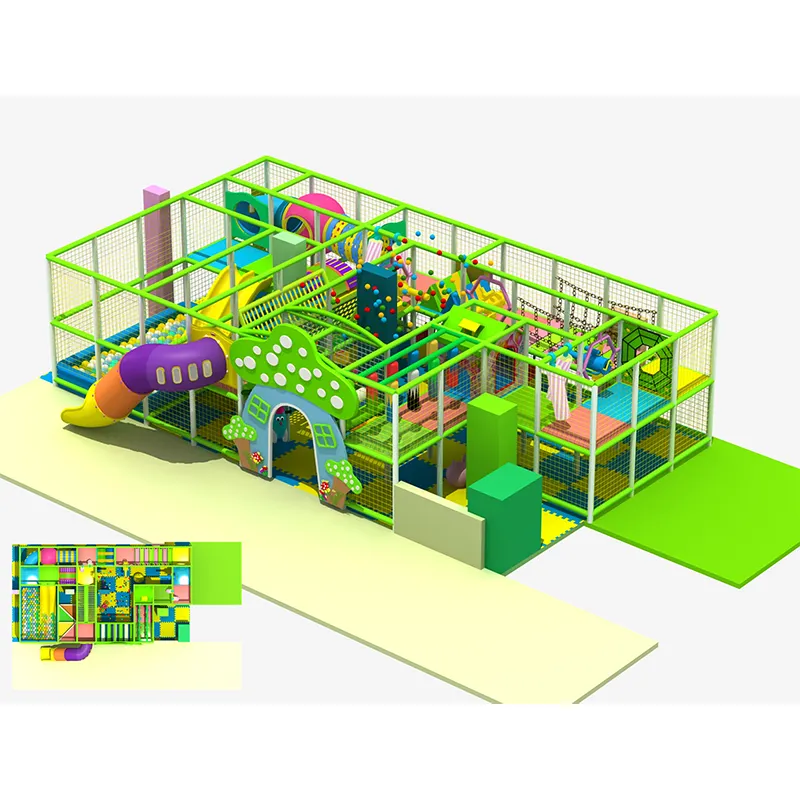 Neues Design Soft Toys Indoor-Spielplatz mit Kinderspiel rutsche Indoor-Spielplatz ausrüstung für Park