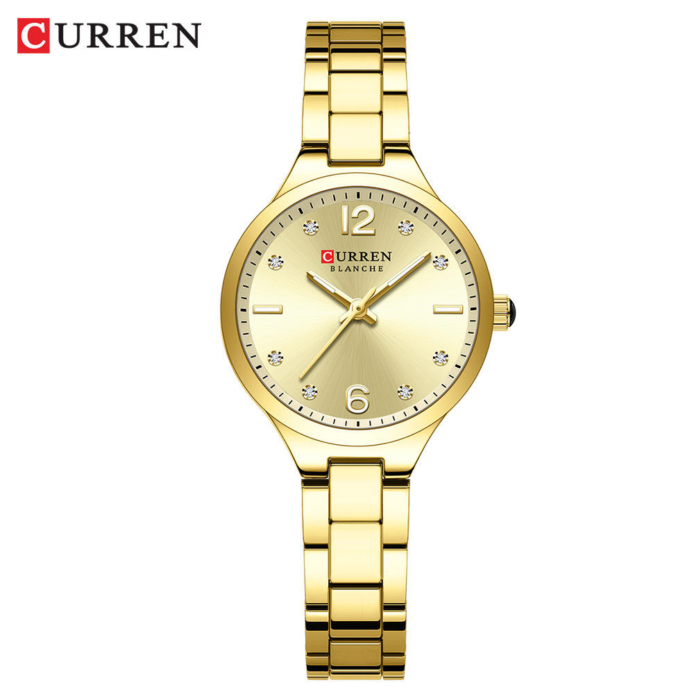 4 gold dial gold strap