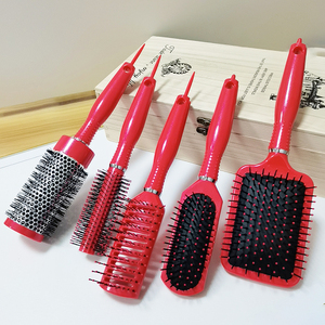 Uv độ bóng cao thời trang nhà Bàn chải tóc ABS xử lý hình bầu dục đệm không khí ướt/khô da đầu massage Vent Styling <span class=keywords><strong>Com</strong></span> Nylon mái chèo ướt/khô sử dụng - Product Image 2