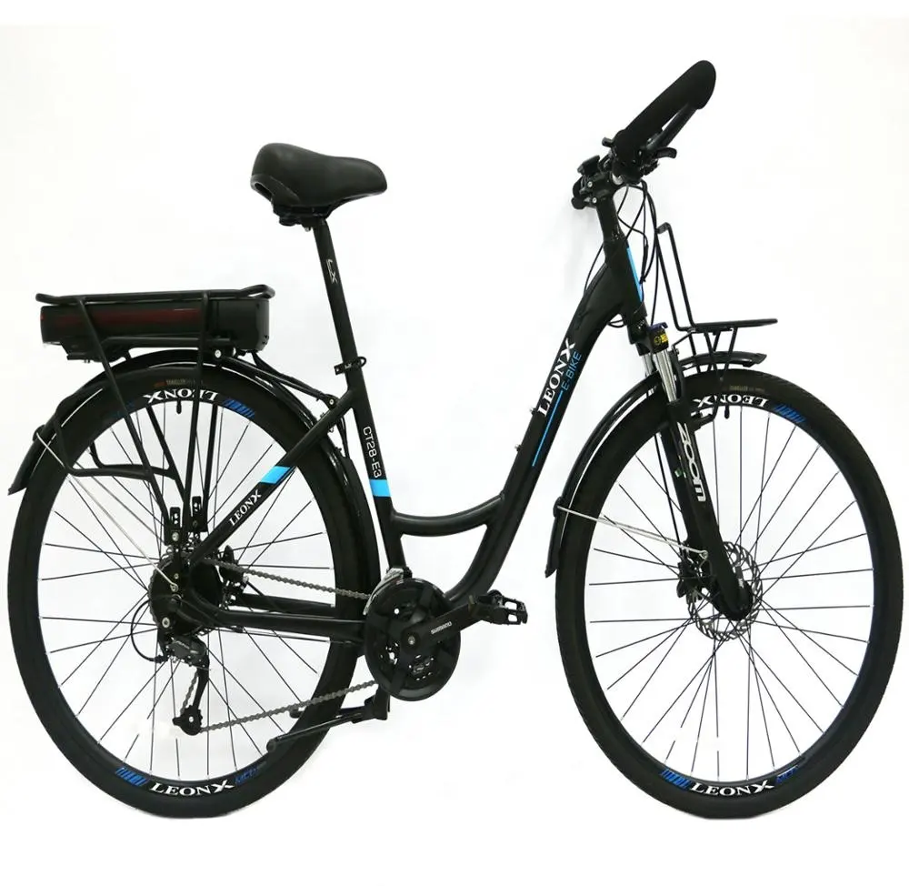 Bicicletta elettrica da carico da 28 pollici Sporting 27 Gear EBike Motor rimovibile grande capacità 10.4AH batteria e-bike cycle