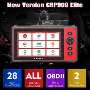 所有系统诊断工具OBD2扫描仪启动X431 Creader扫描仪CRP 909E CRP909E全OBDII功能Escaner autotriz