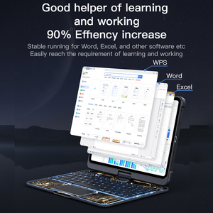 Ifacemall Rotatable Backlit Wireless Transparent <strong>Keyboard</strong> case with Multiple Functional Touchpad for 11inch iPad Pro 1/2/3/4th - Product Image 6