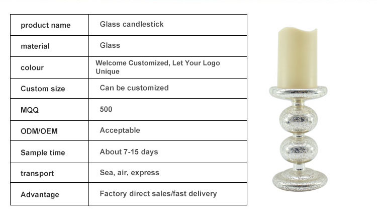 factory wholesale Decorative customized colorful glass jars candle container candle making Glass candlestick