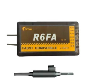 Corona R6FA 2.4Ghz FASST uyumlu T8FG T10CG T12FG T16SG 6ch alıcı RC uçak için - Product Image 1