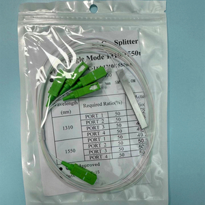 2025 PLC Splitter 1X2 1X16 SC/apc PLC Bare Cable For FTTH <strong>Network</strong> with Connector
