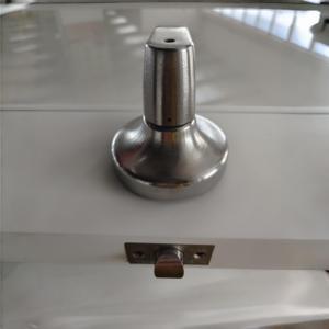 アメリカの人気の木製パネルデザインソリッドコアフラッシュホワイトインテリアカーフェッドドア - Product Image 5