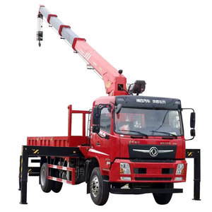Dongfeng 4*<span class=keywords><strong>2</strong></span> מנוף 12/14 טון 5 זרוע מנוע שלט רחוק תחת תנאים חדשים בניית גובה הרמה המרבי 20 מ'