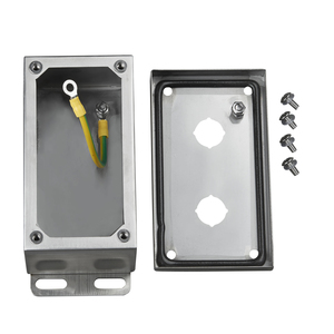 Outdoor Custom Design Edelstahl gebürstet fertig NEMA 4 Druckknopf gehäuse Box Control Box - Product Image 1