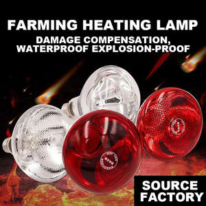 Hot Bán Chất Lượng Cao Đèn Chăn Nuôi Đặc Biệt Nhiệt Bóng Đèn Hồng Ngoại Đèn Gà Lồng Ấp Phụ Kiện Nhiệt Bảo Quản - Product Image 3