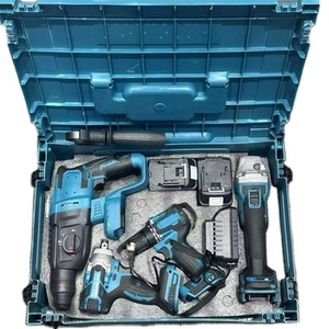 Upgraded <strong>4</strong> in 1 Brushless Multi-function Combination Power Tool <strong>Set</strong> Lithium Battery Cordless Power Tool <strong>Set</strong> - Product Image 1
