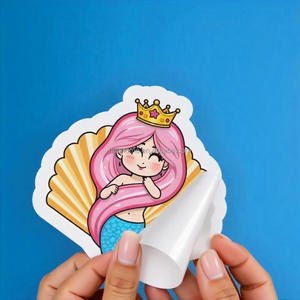 Benutzer definierter Druck Wasserdichte PVC-Vinyl-Aufkleber Kunden spezifische Cartoon Inspirational Quote Logo Die Cut Sticker