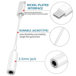 2 Pack 3.5mm Digital Version Jack 4 Pole Audio <strong>Adapter</strong> <strong>S</strong>/<strong>USB</strong> Aux Type-C Cable IPhone/Headphone Brand New Plug-in OT&amp;P Protection - Product Image 5