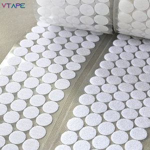 Círculos adhesivos multifuncionales de puntos de gancho y bucle autoadhesivos blancos de alta resistencia de 20mm con cierre de gancho y bucle - Product Image 6