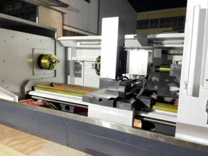 CWK6180 Flat Bed <strong>CNC</strong> <strong>Lathe</strong> <strong>with</strong> Powered Turret Living Tools <strong>C</strong> <strong>Axis</strong> Metal Cutting Tool - Product Image 4